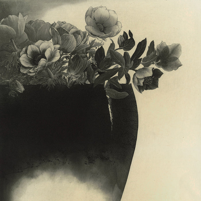 Fumiko Takeda - The Key of the Wind (Anemone) - 風（アネモス）の鍵 - Etching and aquatint - detail