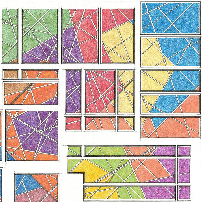 Color drawing - by CLINE, John W. - titled: Untitled 104